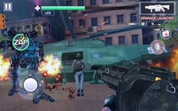 Robo X: Anti Robots Strike War & FPS Shooting Game截图1