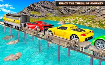 Car Cargo Train Transport 3D截图4