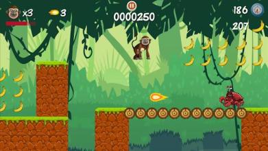 Banana World - Banana Kong Jungle Monkey Run截图3