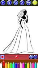 Wedding Dress Coloring For Kids截图4