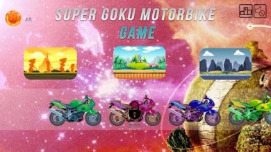 super goku motorbike race截图1