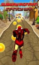 Subway Iron Avenger Man Run: Infinity War截图2