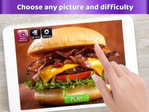 Burger games - Jigsaw puzzles截图2