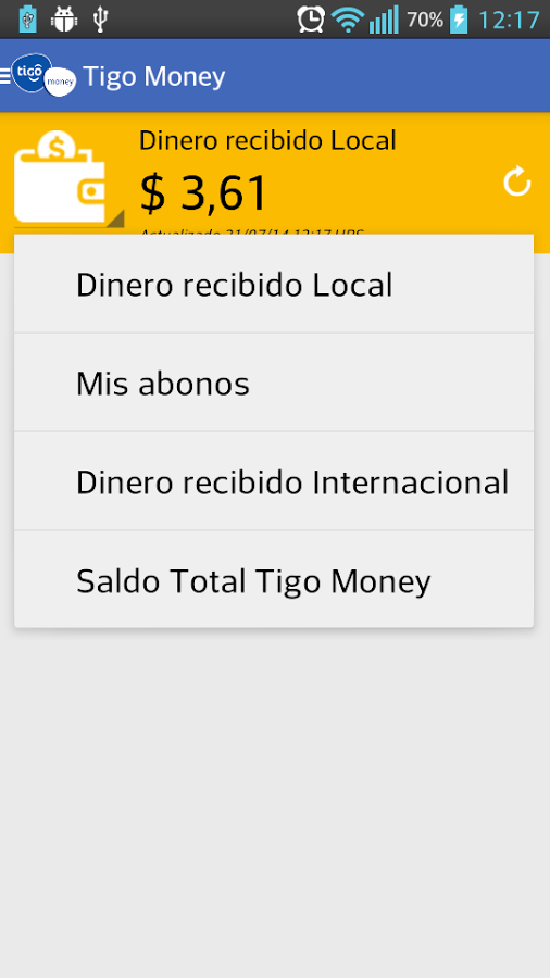 Tigo Money El Salvador截图3