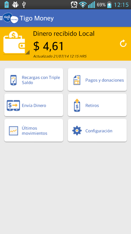 Tigo Money El Salvador截图1