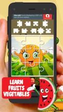 Fruit & Vegetable Puzzles For Kids截图3