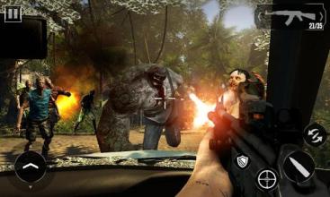 Zombie War Dead Frontier 3D截图1