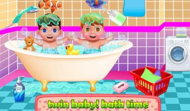 Newborn Twin Baby Mother Care Game: Virtual Family截图4