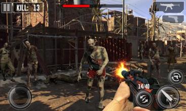 Zombie Shooting Dead Zombie Frontier 3D截图2