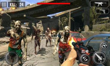 Zombie Shooting Dead Zombie Frontier 3D截图4