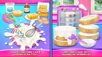 Unicorn Food- Sweet Rainbow Cake Bakery截图2