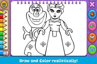 The Gallery Book Coloring for Lego Friends Fans截图2