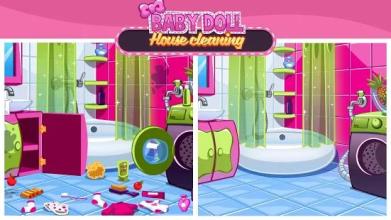 Baby Doll House Cleaning - Home cleanup game截图5