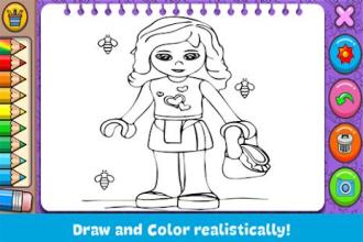 The Gallery Book Coloring for Lego Friends Fans截图4