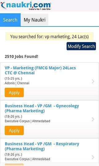 Naukri.com Job Search截图4