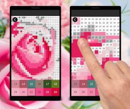 Color by Number: Flowers Pixel Art Game截图5