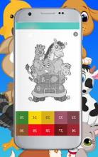 Draw Animals in Pixel art coloring by Number截图5