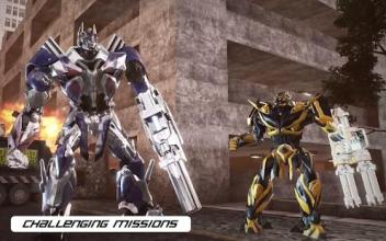 Robot Car War : Future Driving Transform Fight 3D截图1