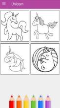 Unicorn Coloring Book - Horse Pony Coloring Pages截图4