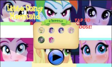 Little Pony Mermaid Go Run Pinky截图1