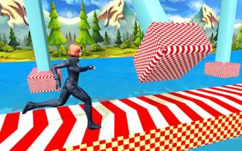 Supehero Water Park Games: Stunt Man Run 3D截图3