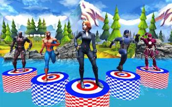 Supehero Water Park Games: Stunt Man Run 3D截图5