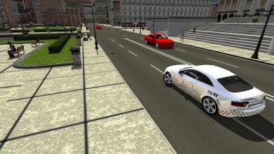 Taxi Modern Sim Crazy Driver Pro 3D截图2