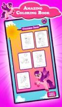 Baby Pony Kids Coloring Book截图3