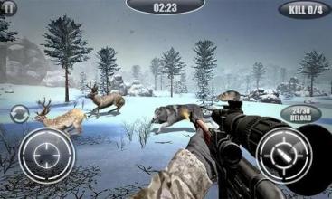 Animals Attack Deer Hunting 3D Game截图2