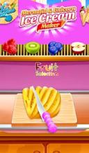 Unicorn Ice Cream Chef: Mermaid Cream Cone Game截图3