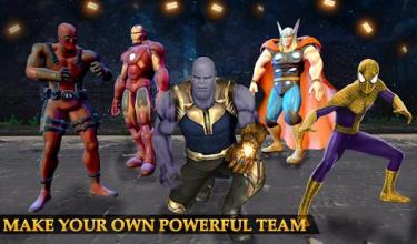 Real Future Superhero Street Fight- Thanos Battle截图1