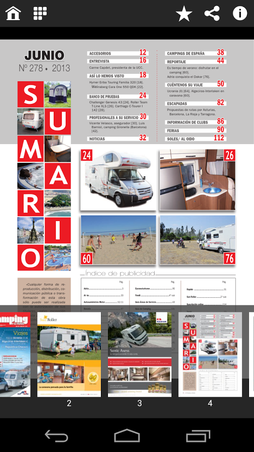 Revista Camping - Caravaning截图8