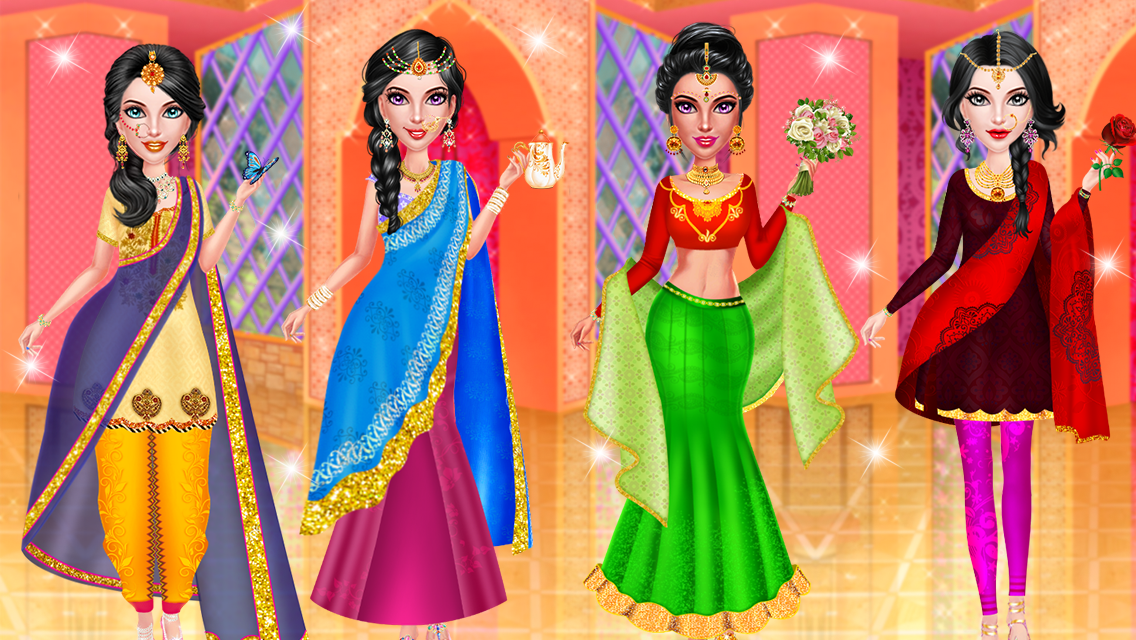 Indian Princess Stylist Dressup截图2