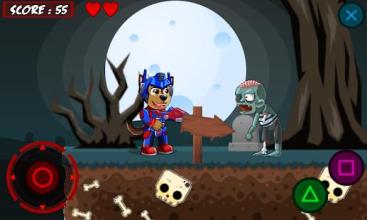 Paw Puppy Chase Battle Zombie Patrol - paw games截图4