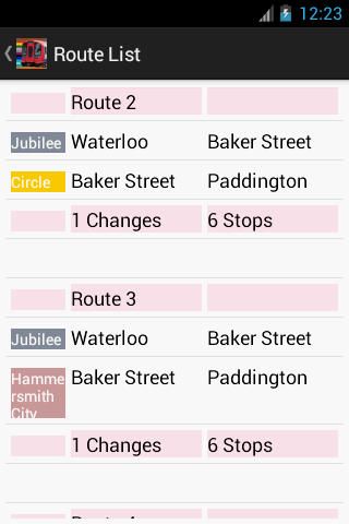 London Train Route Planner截图5