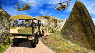 Us Army Truck: Offroad Military Transport Sim截图1