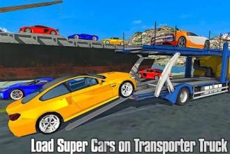 Super Car Transport Truck Drive 2018截图4