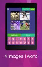 4 images 1 word. Test your mind and enjoy game截图4