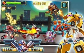 Super Tobot Shooter Jetpack截图1