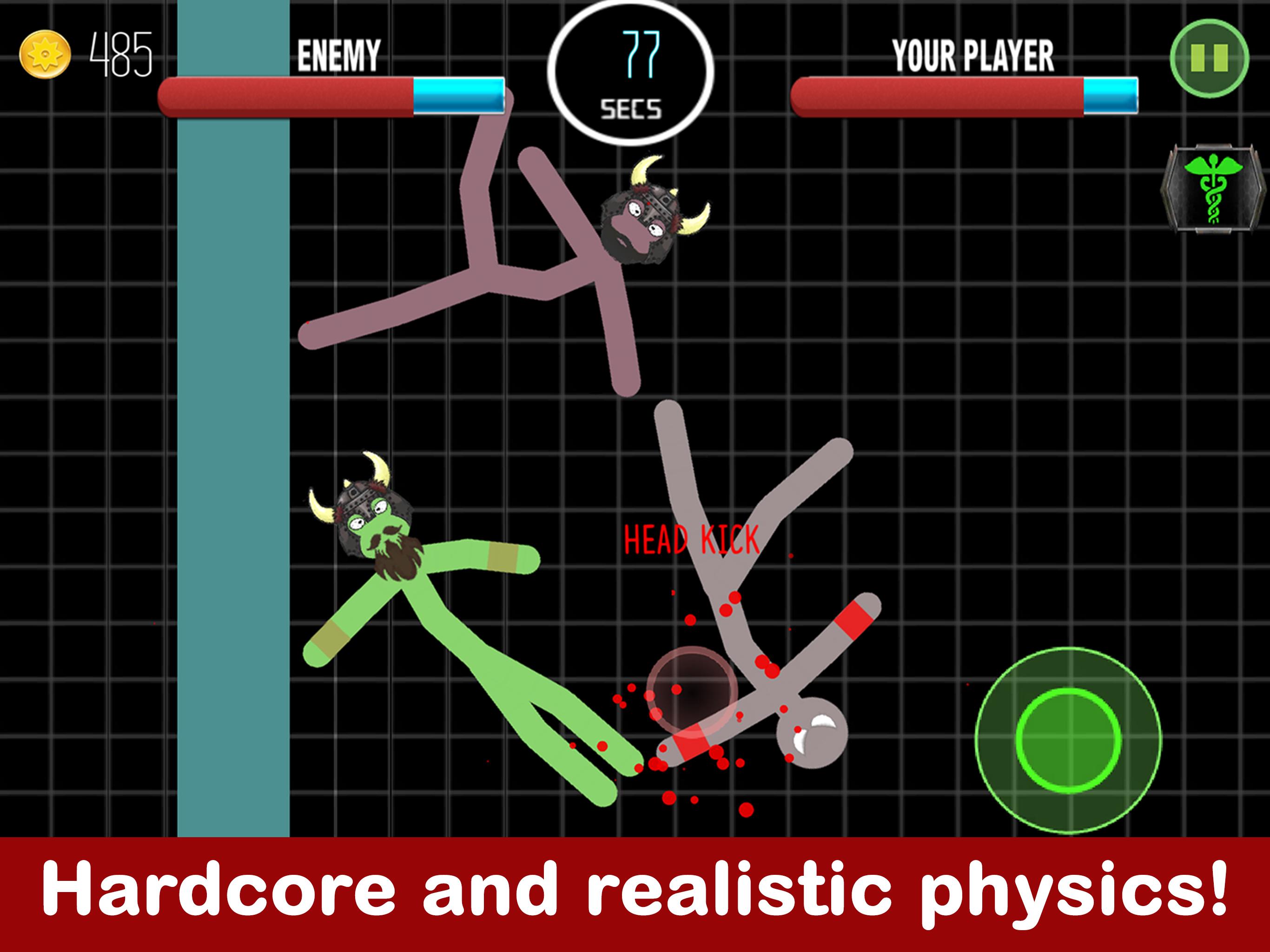 Stickman战斗2人游戏截图5