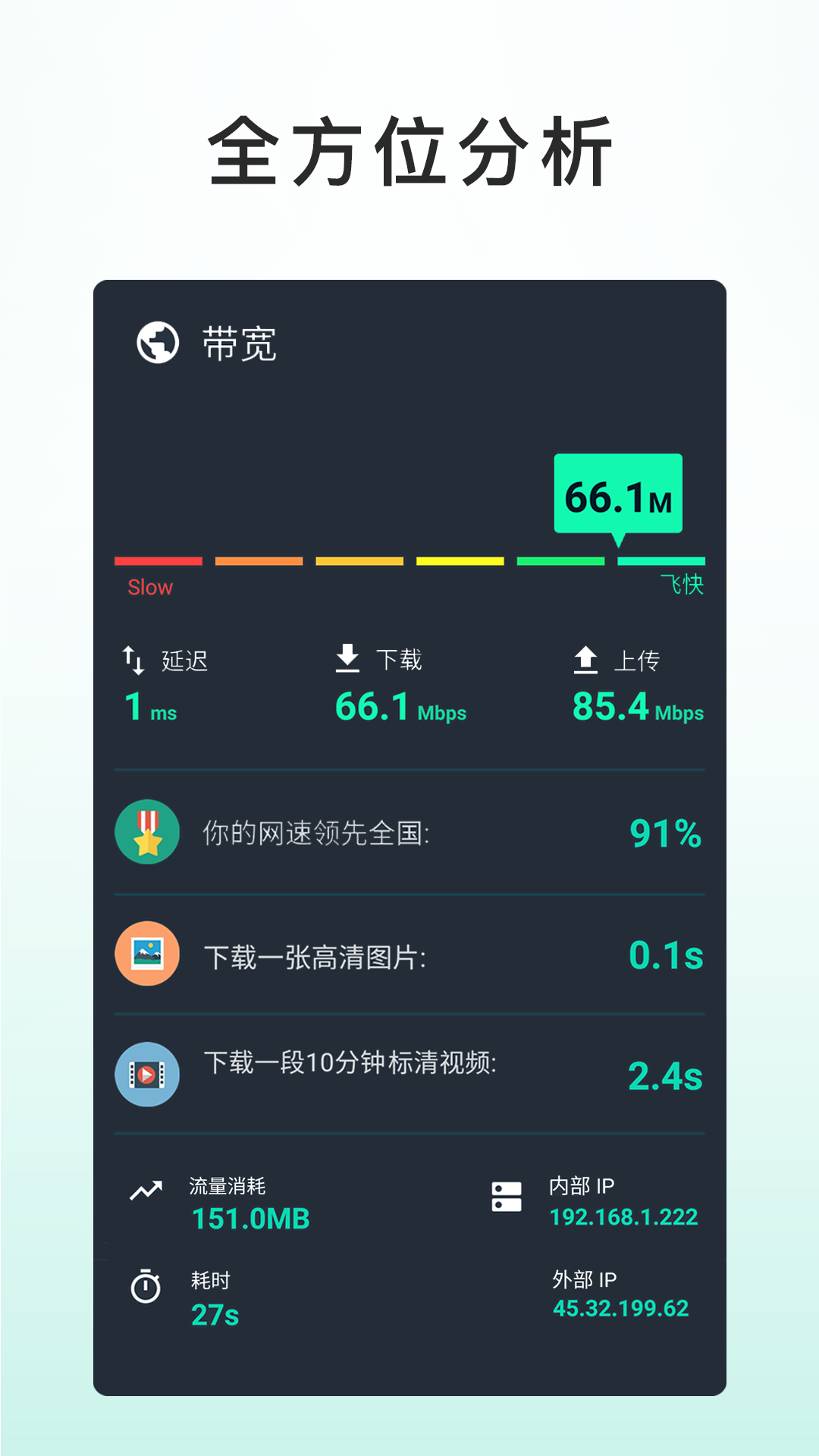 网速测试大师v5.0.0截图4