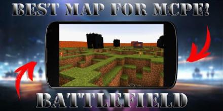 New War map Battlefield map for MCPE截图3