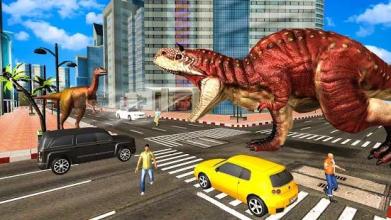 Deadly Dinosaur Simulator: Wild Dino City Attack截图3