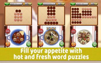 Word Cuisine - Fun Offline Cooking Frenzy截图2