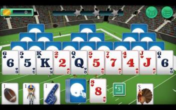 Touch Down Football Solitaire Tri Peaks截图2