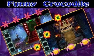 Best Escape Game 440 Funny Crocodile Rescue Game截图3