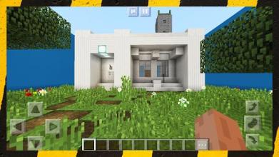 Find the Button Mini-game Houses. Map MCPE截图4