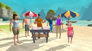 Happy Family Summer Fun Virtual Life Adventure截图2