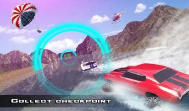 Water Surfer Car : Floating Car Driver Racing Game截图4