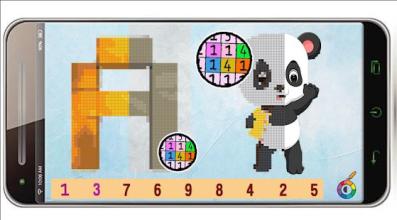 Panda Basics Education & Learning Color By number截图4